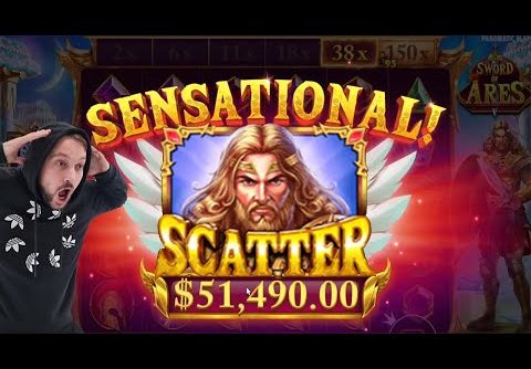 SWORD of ARES BRAND NEW SLOT – BIG WINS CASINO SLOT  – BONUS BUY HIT BIG MULTIPLIER