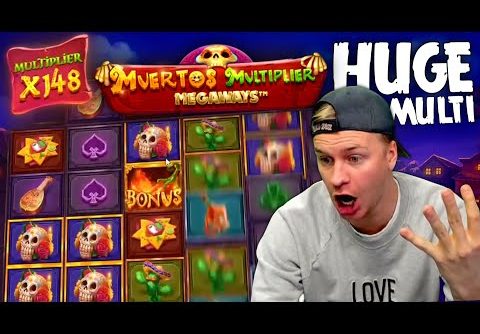 2 HUGE WINS on NEW Muertos Multiplier Megaways Slot! 🎉