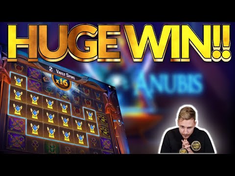 HUGE WIN! Vault of Anubis Big win – Casino slots from Casinodaddy live stream