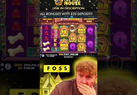 BIGGEST WIN ON THE DOG HOUSE MEGAWAYS by FOSS!! 4300x WIN!!