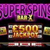 Super Spins Bar X – £500 Jackpot Slot – LIVE PLAY with GAMBLES