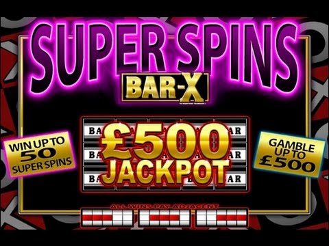 Super Spins Bar X – £500 Jackpot Slot – LIVE PLAY with GAMBLES