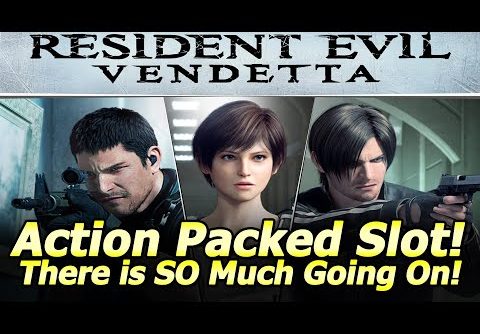 Resident Evil Vendetta Slot Machine – So Much Going On! Live Play, Wild Features and Big Win!