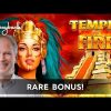 RARE BONUS – Temple of Fire Slot – NICE SESSION!