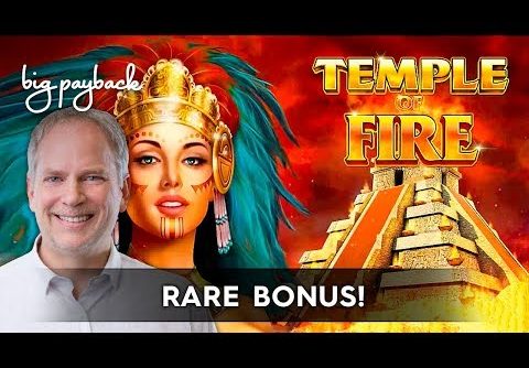 RARE BONUS – Temple of Fire Slot – NICE SESSION!