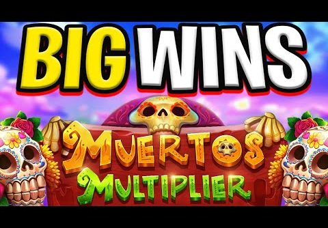 MUERTOS MULTIPLIER 🔥 SLOT EPIC BONUS PAYS HUGE BIG WIN 😱 THIS BONUS HUNT‼️