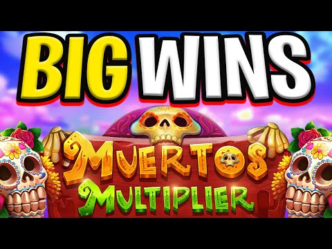 MUERTOS MULTIPLIER 🔥 SLOT EPIC BONUS PAYS HUGE BIG WIN 😱 THIS BONUS HUNT‼️