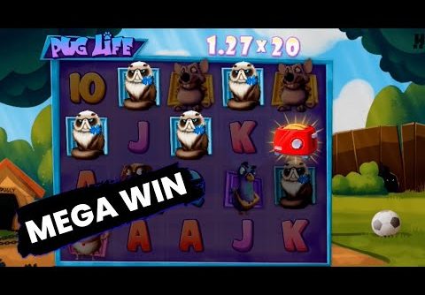 BIG WIN On PUG LIFE Super Bonus | NEW Hacksaw Slot ($0.10 Bet)