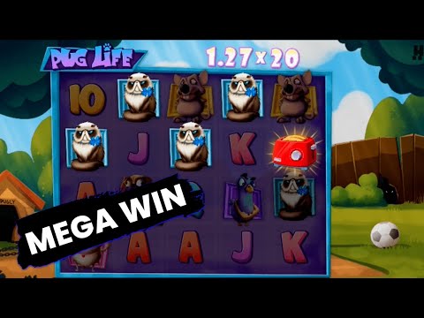 BIG WIN On PUG LIFE Super Bonus | NEW Hacksaw Slot ($0.10 Bet)