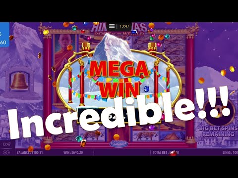 Himalayas Roof of the World – INCREDIBLE Mega Win with Bonus Free Spins
