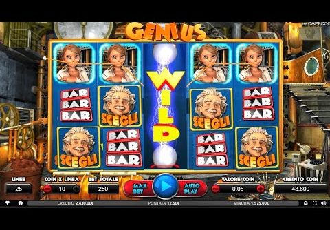 Slot BAR Genius bet 12,50€ & 25€  free spin super BIG WIN