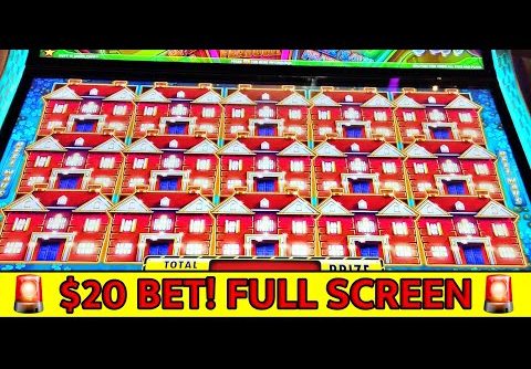 OMG!!! More than a Full Screen of Mansions! Mansion Bonus Huff n More Puff High Limit Casino Handpay