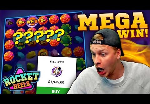 SUPER MEGA WIN on Rocket Reels Slot! 🚀 (Bonus Buy)