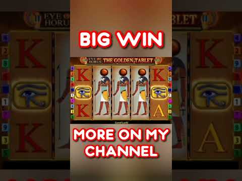 SUPER BIG WIN – Eye Of Horus  (uk bookies/spielbank)  brian Christopher slots jackpot #shorts