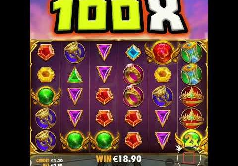 GATES OF OLYMPUS ⚡️ SLOT HUGE BIG WIN 🔥 WAIT FOR THE EPIC MULTIPLIER TO DROP IN‼️ #shorts