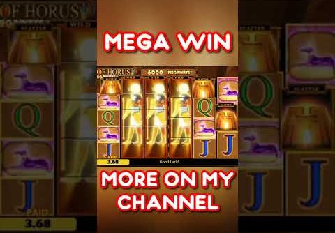 MEGA WIN – Eye Of Horus Megaways Big Win Bonus (uk bookies slots) #shorts #casino #slots