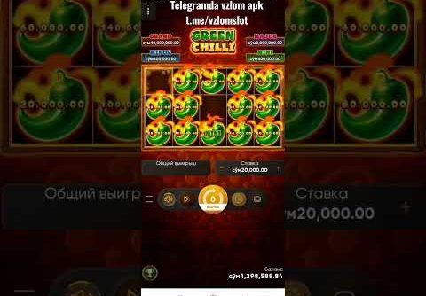 Slot GREEN CHILI Mega Win #slotlar #greenchilli #1win #1xbet #mostbet #slot #bigwin #aviator