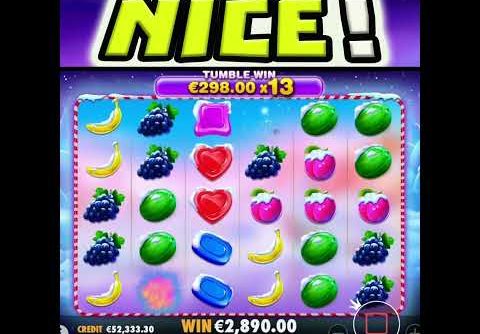 SWEET BONANZA XMAS 🎄 MEGA BIG WIN SLOT BONUS WITH BIG MULTIPLIERS WOW‼️ #shorts