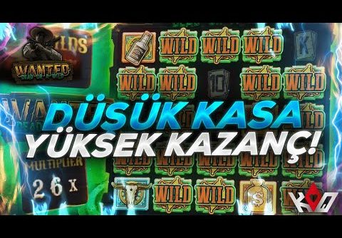 WANTED DEAD OR A WİLD I DÜŞÜK KASA YÜKSEK KAZANÇ!!! #WantedDeadOrAWild #Slot #SlotVideoları