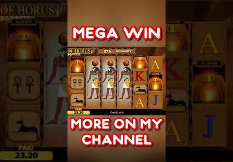 MEGA WIN – Eye Of Horus Online Casino Slots Big Win Merkur (bookies slots) #shorts #casino #slots