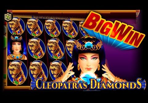 SLOT BIG WIN 💥 CLEOPATRAS DIAMONDS 💥 NEW ONLINE SLOT – SWINTT – ALL FEATURES