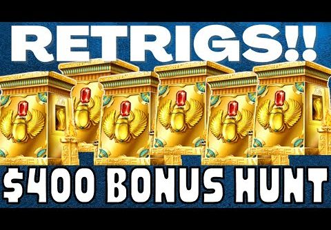 LEGACY RE-TRIGGERS FOR A BIG WIN! – $400 SLOTS BONUS HUNT