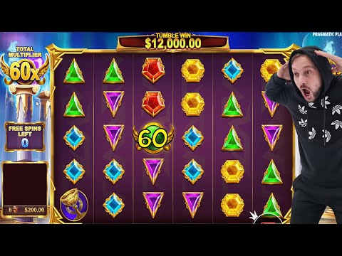 GATES OF OLYMPUS 🔱 HIT x60 BIG TUMBLE WIN – BIG WINS CASINO SLOT ONLIE GAME BONUS BUY