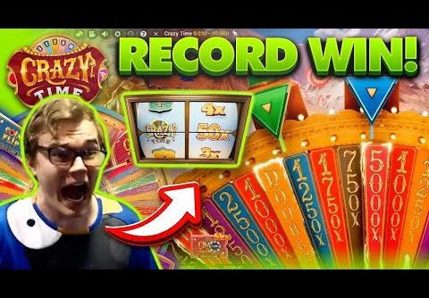 Top 5 THE BIGGEST wins in CrazyTime by TicketTime | 50X top slots 💸