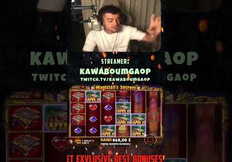 1000X MEGA WIN  Kawaboumgaop Huge win  Magician`s Sectets slot #Shorts