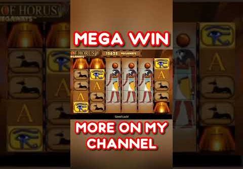 MEGA WIN – Eye Of Horus Megaways slots Huge Wins (uk bookies) #shorts #casino #slots