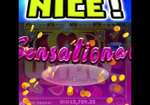 JUICY FRUITS 🍓 SLOT MEGA BIG WINS BACK TO BACK OMG THIS WILD IS HUGE‼️ #shorts