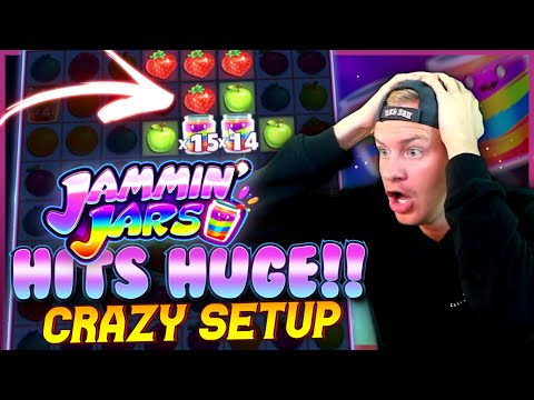 LOOK AT THIS SETUP! 😱 Huge Win on Jammin Jars Slot!