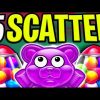 SUGAR RUSH SLOT 🔥 MAX BET BONUS 😱 5 SCATTER BONUS MEGA BIG WINS‼️ *** BONUS HUNT ***