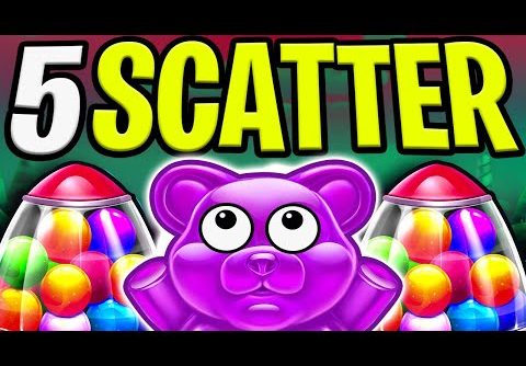 SUGAR RUSH SLOT 🔥 MAX BET BONUS 😱 5 SCATTER BONUS MEGA BIG WINS‼️ *** BONUS HUNT ***