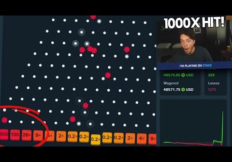 I HIT A 1000X MAX WIN ON PLINKO! (STAKE)