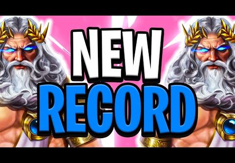 MY BIGGEST WIN EVER 😱 ON GATES OF OLYMPUS SLOT ⚡️ I BROKE MY RECORD‼️