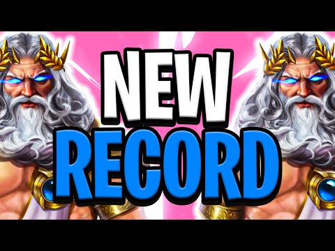MY BIGGEST WIN EVER 😱 ON GATES OF OLYMPUS SLOT ⚡️ I BROKE MY RECORD‼️