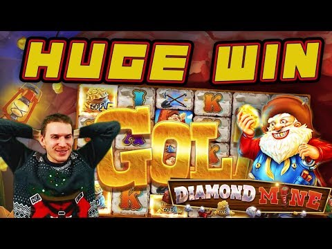 HUGE WIN on Diamond Mine Slot – £4 Bet