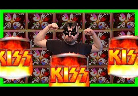 BIG WINS!!! LIVE PLAY and Bonuses on Kiss Slot Machine