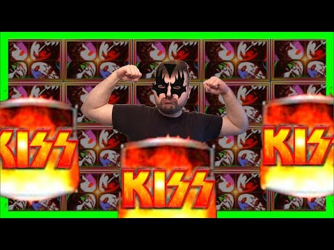 BIG WINS!!! LIVE PLAY and Bonuses on Kiss Slot Machine