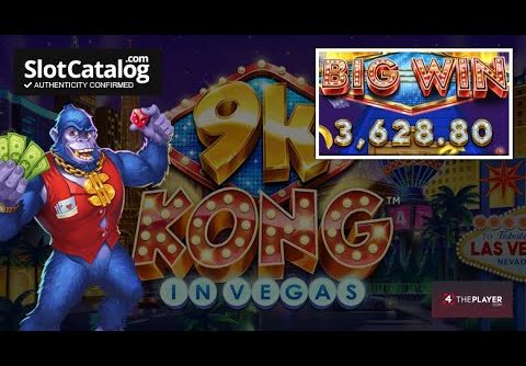 Mega win. 9K Kong in Vegas slot from 4ThePlayer