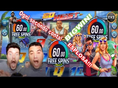 💥 RECORD WIN 💰 RAPINA 60 SECOND HEIST | EXESLOT ESCLUSIVE SLOT ONLINE