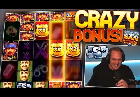 RAZORS! 💥 HUGE WIN on San Quentin Slot with Jack!
