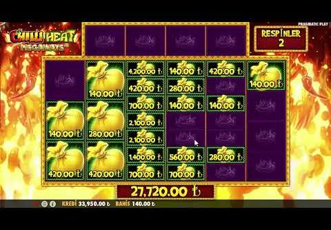 🔥CHİLİ HEAT MEGAWAYS SLOT OYUNUNDA BÜYÜK KAZANÇ , BİG WİN #casino #slot #slotoyunları