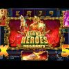 MEGA WIN 10x MULTIPLIER ✨✨✨ Legend of Heroes Slot