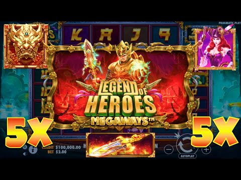 MEGA WIN 10x MULTIPLIER ✨✨✨ Legend of Heroes Slot