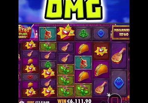 OMG WHAT A SPIN 😱 MUERTOS MULTIPLIER SLOT MEGA BIG WIN‼️ #shorts