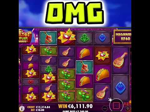 OMG WHAT A SPIN 😱 MUERTOS MULTIPLIER SLOT MEGA BIG WIN‼️ #shorts