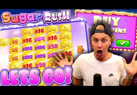 Hitting a SWEET Bonus on Sugar Rush! (Big Win Highlight)