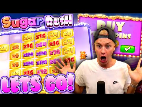 Hitting a SWEET Bonus on Sugar Rush! (Big Win Highlight)